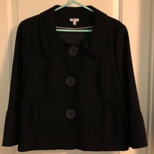 Oversized three button blazer